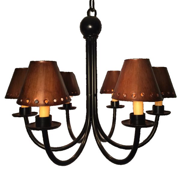 Metal sconce lamp shades antique finish