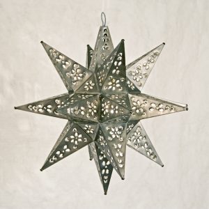 Tin moravian deals star pendant light