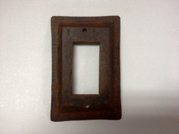 Metal Switch plate rustic tin rounded corners